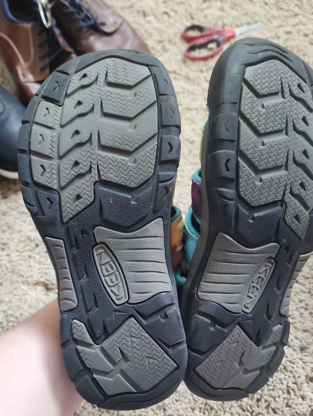 Sz 5M Keen Kids Multicolor Tie-Dye Newport Sport Sandals